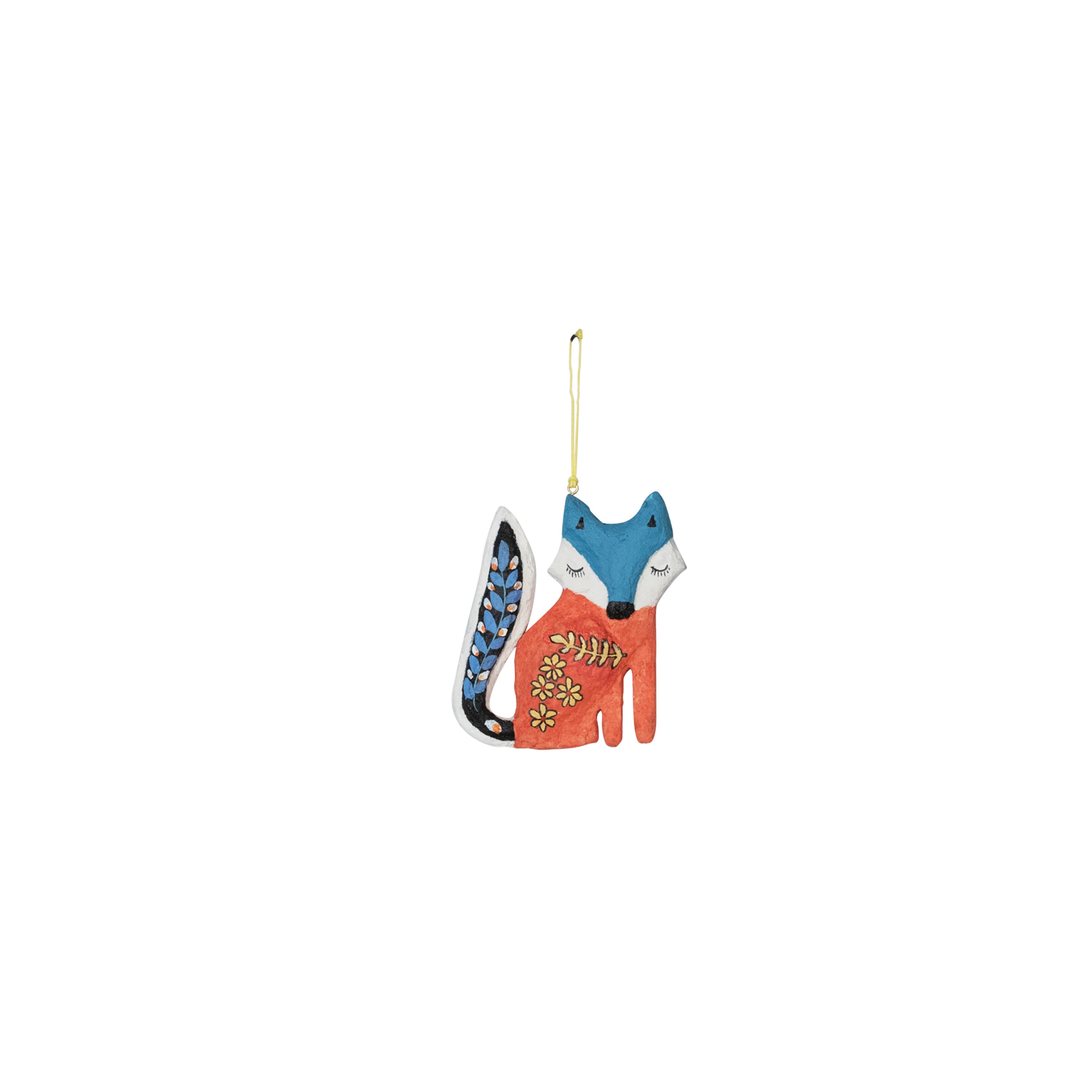 Painted Paper Mache Ornament