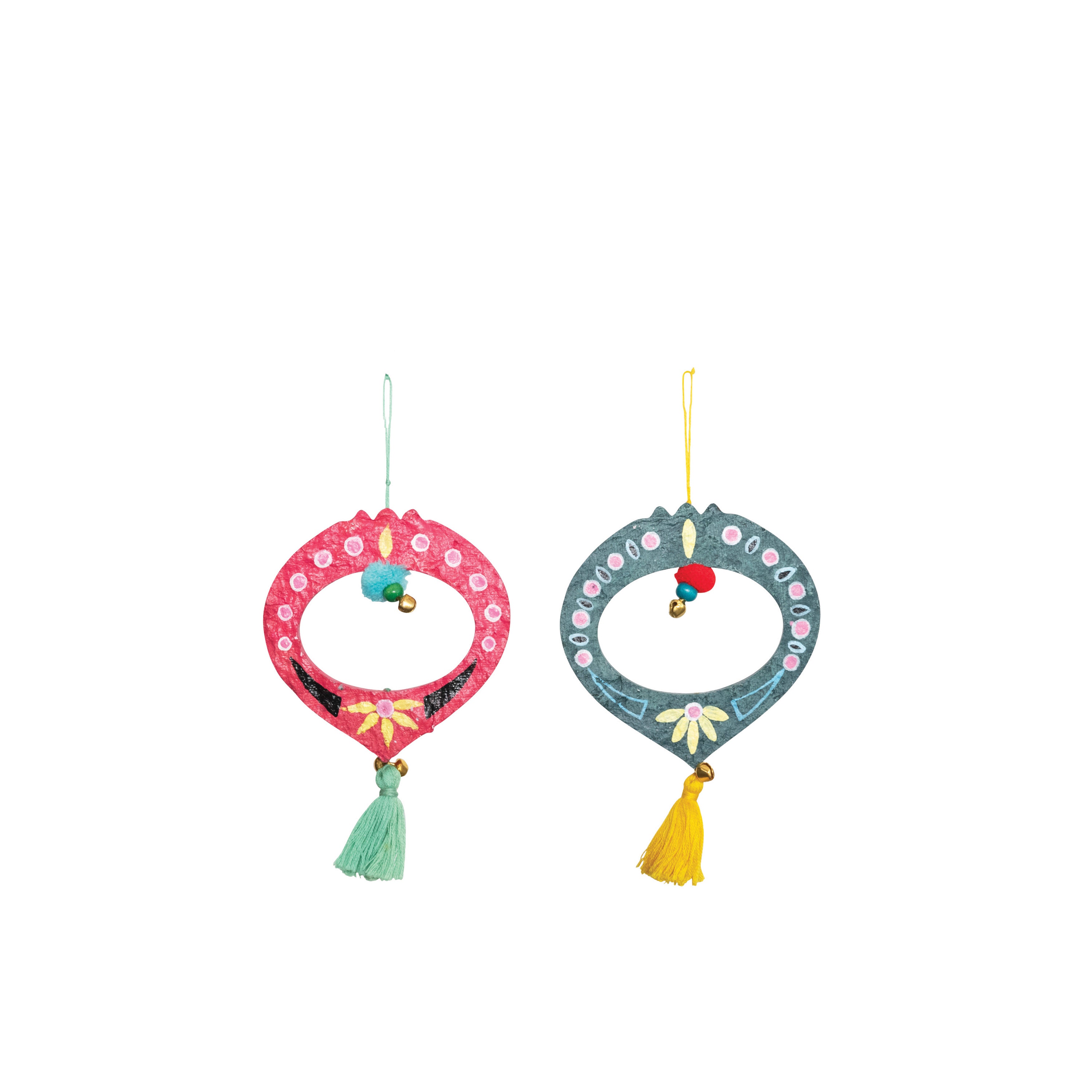 Painted Paper Mache Ornament